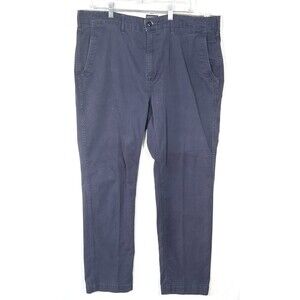 Levis Strauss Performance Khaki Chino Pants Mens 38x34 Reg Fit Dark Blue